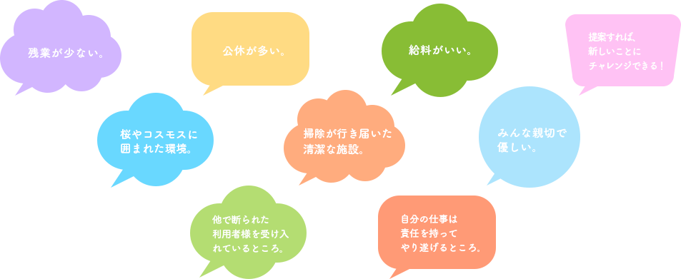 昭仁会ならではの魅力は？：コメント